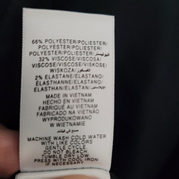 Jones New York Navy Blue Lined Suit Jacket Womens Size 4 Career Professional - Picture 7 of 7